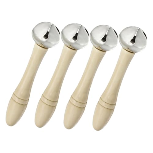 YARNOW 4Stücke Handglocken mit Holzgriff Laute für Senioren Musikalisches Rhythmusinstrument für Erwachsene für Aufführungen und Partys YARNOW 4Stücke Handglocken mit Holzgriff Laute für Senioren Musikalisches Rhythmusinstrument für Erwachsene für Aufführungen und Partys von YARNOW