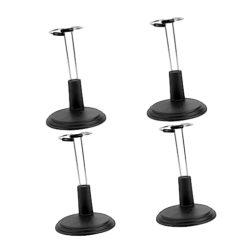 YARNOW 4Stücke Kreativer Puppenständer Halterung für Puppen Display Schwarz für Zuhause Platzersparnis YARNOW 4Stücke Kreativer Puppenständer Halterung für Puppen Display Schwarz für Zuhause Platzersparnis von YARNOW