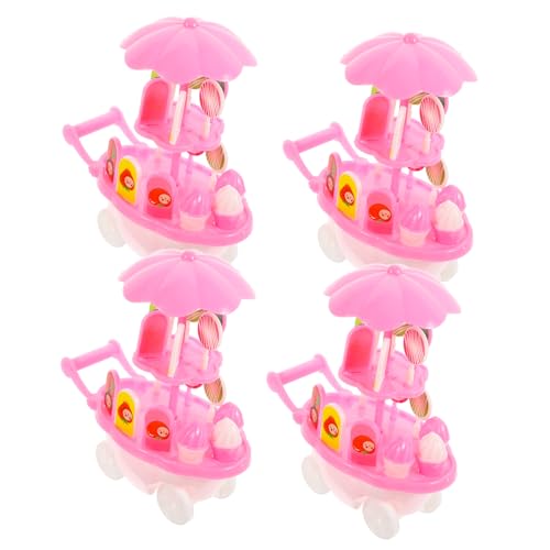 YARNOW 4Stücke Kreatives Eiswagen Spielzeugset Teiliges Kleinkindspielzeug Mit Abnehmbarem Und Süßigkeiten Für Rollenspiele Und Kreatives Für Jungen Und Jahren von YARNOW