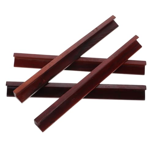 YARNOW 4Stücke Mahjong Push Fliesen Racks aus Holz mit Drückern für Spieleabende Kompatibel mit Amerikanischen Mahjong Fliesen Rutschfestes Design für Reibungsloses von YARNOW