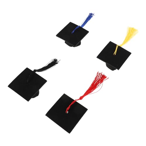 YARNOW 4Stücke Mini Abschlusskappen für Puppen Niedliche Dekoration mit Quasten für Puppenhaus Accessoires für Feierlichkeiten und Kuchendekoration YARNOW 4Stücke Mini Abschlusskappen für Puppen Niedliche Dekoration mit Quasten für Puppenhaus Accessoires für Feierlichkeiten und Kuchendekoration von YARNOW