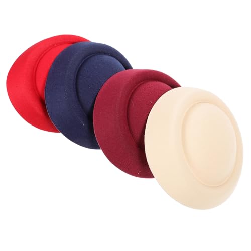 YARNOW 4Stücke Mini Hut Basis DIY Kopfschmuck Zubehör für Handwerk Tragbar Leicht Kompakt und Vielseitig Einsetzbar für Kreative Projekte und Persönliche von YARNOW