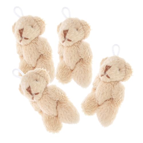 YARNOW 4Stücke Mini Plüschbär Schlüsselanhänger Niedliche Kleine Dekoration aus Puppenhäuser und Wohnaccessoires Gemütliche Handwerkskunst für Zimmer YARNOW 4Stücke Mini Plüschbär Schlüsselanhänger Niedliche Kleine Dekoration aus Puppenhäuser und Wohnaccessoires Gemütliche Handwerkskunst für Zimmer von YARNOW