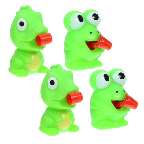 YARNOW 4Stücke Quetschspielzeug Lustige Frösche Dinosaurier Mit Geräuschfunktion Stressabbau Für Partys Und Einfach Zu Reinigen von YARNOW