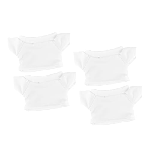 YARNOW 4Stücke Shirt Outfit Weiche und Bequeme Puppenkleidung Austauschbare T Shirts für Große Kuscheltiere Pflegeleicht und Langlebig für Kreatives YARNOW 4Stücke Shirt Outfit Weiche und Bequeme Puppenkleidung Austauschbare T Shirts für Große Kuscheltiere Pflegeleicht und Langlebig für Kreatives von YARNOW