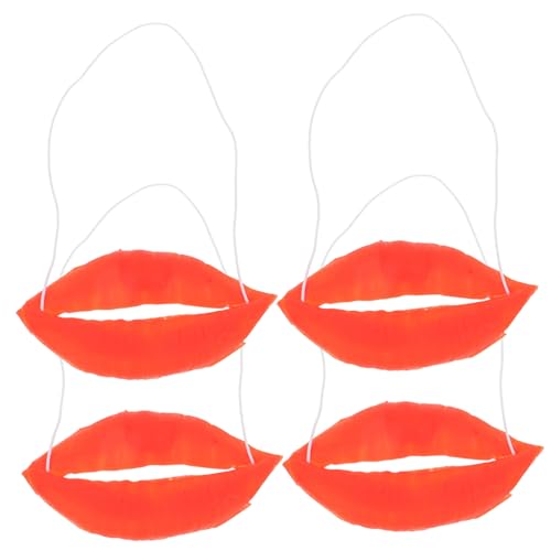 YARNOW 4Stücke Teiliges Cosplay mit Wurst Mund Requisiten für Halloween Fasching und Kostümpartys Lustiger Roter Lippenmund Wiederverwendbar und Strapazierfähig für Festliche YARNOW 4Stücke Teiliges Cosplay mit Wurst Mund Requisiten für Halloween Fasching und Kostümpartys Lustiger Roter Lippenmund Wiederverwendbar und Strapazierfähig für Festliche von YARNOW