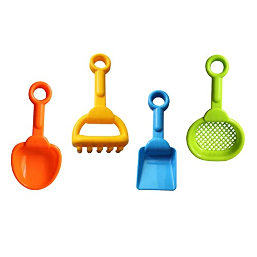 YARNOW 4Stücke Teiliges Kindersandspielzeug Verschleißfeste Strandspielzeuge Zufälligen Farben Für Sandkasten Und Am Strand von YARNOW