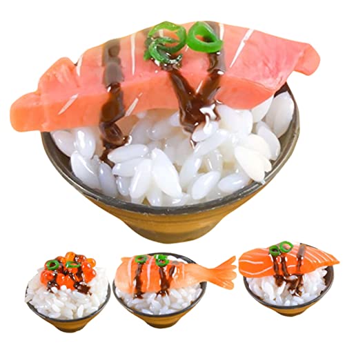 YARNOW 4Stücke Teiliges Sushi Modell aus Realistische Nachbildung für Essensspielzeug Fotografie Restaurant Displays und DIY Dekoration für Küchen und Lernumgebungen YARNOW 4Stücke Teiliges Sushi Modell aus Realistische Nachbildung für Essensspielzeug Fotografie Restaurant Displays und DIY Dekoration für Küchen und Lernumgebungen von YARNOW
