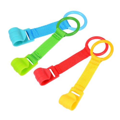 YARNOW 4Stücke Zieh Ringe Für Kinderbett Handziehen Ringe Sicherer Pull Up Ring Für Stehen Für Kleinkinder Leicht Zu Greifen Installieren von YARNOW