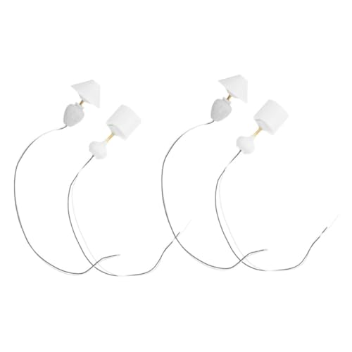 YARNOW 4stücke Puppenhauslampe Miniatur Led Licht Für Puppenhaus Dekoration Nachttischlampe Simulationslicht Puppenhausbeleuchtung Miniaturhauszubehör von YARNOW