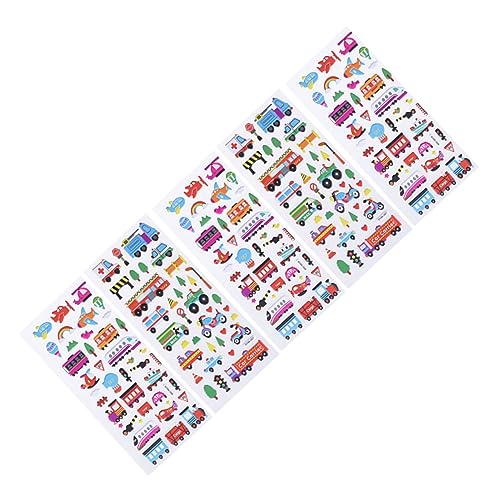 YARNOW 5 Blätter Verkehrsmittel Aufkleber für Bunte und Abziehbare Verkehrsbubble Sticker für Kreative Bastelprojekte für Glatte Oberflächen und Spaß Beim YARNOW 5 Blätter Verkehrsmittel Aufkleber für Bunte und Abziehbare Verkehrsbubble Sticker für Kreative Bastelprojekte für Glatte Oberflächen und Spaß Beim von YARNOW