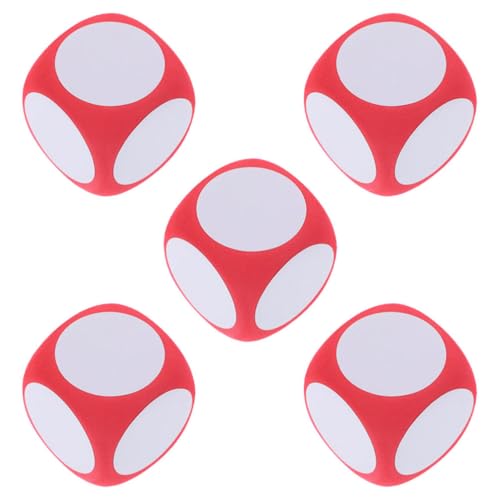 YARNOW 5 Große Schaumstoffwürfel Riesige Blankowürfel 6 cm Beschreibbar Und Abwischbar Rot Trocken Abwischbarer Blockwürfel Für Spiele Partys Klassenzimmer Unterricht YARNOW 5 Große Schaumstoffwürfel Riesige Blankowürfel 6 cm Beschreibbar Und Abwischbar Rot Trocken Abwischbarer Blockwürfel Für Spiele Partys Klassenzimmer Unterricht von YARNOW