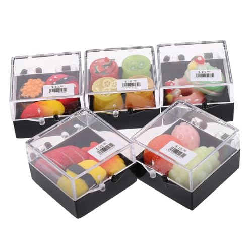 YARNOW 5 Kartons Mini-Marmeladen Obstküchendekor Miniaturen, Figuren, Essen Mini -Essen Obstdekor Miniatur-Lebensmittel Kunstobst aus der Küche Mini-Kunstgemüsedekor Plastik YARNOW 5 Kartons Mini-Marmeladen Obstküchendekor Miniaturen, Figuren, Essen Mini -Essen Obstdekor Miniatur-Lebensmittel Kunstobst aus der Küche Mini-Kunstgemüsedekor Plastik von YARNOW