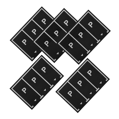 YARNOW 5 Pcs Lustige Spielzeug Für Parkplätze Aufkleber Abnehmbares Wandtattoos Einfach Zu Verwenden Spielzeug Parkplatz -Spot -Aufkleber Für Spielzimmer Und Kindergartendekoration von YARNOW