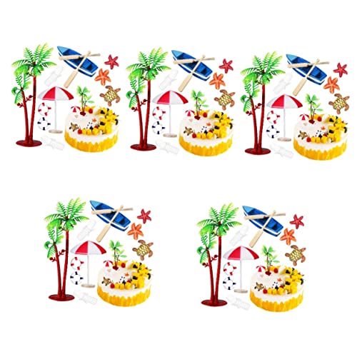 YARNOW 5 Sätze Dekoration Mit Strandmotiven Kuchendekorationen Zum Thema Strand Tropisches Topper Kuchendeckel Mit Strandthema Seekuchendekorationen Plastik 10 Stück * 5 YARNOW 5 Sätze Dekoration Mit Strandmotiven Kuchendekorationen Zum Thema Strand Tropisches Topper Kuchendeckel Mit Strandthema Seekuchendekorationen Plastik 10 Stück * 5 von YARNOW