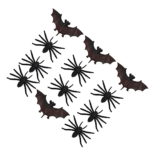 YARNOW 5 Sätze Halloween Deko Teilig Realistische Fledermaus und Spinnen DIY Dekoration für Gruselige Party Halloween Bat Decor Prank Props Trick Treat Spider Prop YARNOW 5 Sätze Halloween Deko Teilig Realistische Fledermaus und Spinnen DIY Dekoration für Gruselige Party Halloween Bat Decor Prank Props Trick Treat Spider Prop von YARNOW