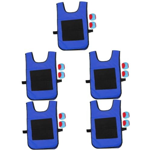 YARNOW 5 Sätze Klettballspiel Selbstklebende Bälle und Westen Robustes Outdoor Partyspiel für Jungen und Mädchen Fördert Kommunikation Kooperation und Motorische Fähigkeiten YARNOW 5 Sätze Klettballspiel Selbstklebende Bälle und Westen Robustes Outdoor Partyspiel für Jungen und Mädchen Fördert Kommunikation Kooperation und Motorische Fähigkeiten von YARNOW