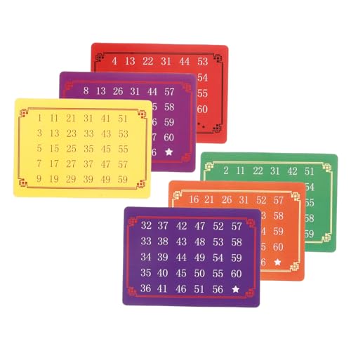 YARNOW 5 Sätze Prophezeiungskartenmagiespielzeug telepathische Rechenkarte Trickspielzeug-Nummernkarte Partytricks Telepathische Gedankenlesekarten Bühnenrequisiten mentale Karten Papier YARNOW 5 Sätze Prophezeiungskartenmagiespielzeug telepathische Rechenkarte Trickspielzeug-Nummernkarte Partytricks Telepathische Gedankenlesekarten Bühnenrequisiten mentale Karten Papier von YARNOW