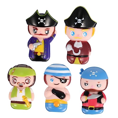 YARNOW 5 Stück Cartoon-Finger-Puppe Piraten-Handpuppe Party Gefälligkeiten Fingerpuppen für Kleinkinder zum Geschichtenerzählen Cartoon-Puppenspielzeug Fingerpuppen Vinyl YARNOW 5 Stück Cartoon-Finger-Puppe Piraten-Handpuppe Party Gefälligkeiten Fingerpuppen für Kleinkinder zum Geschichtenerzählen Cartoon-Puppenspielzeug Fingerpuppen Vinyl von YARNOW