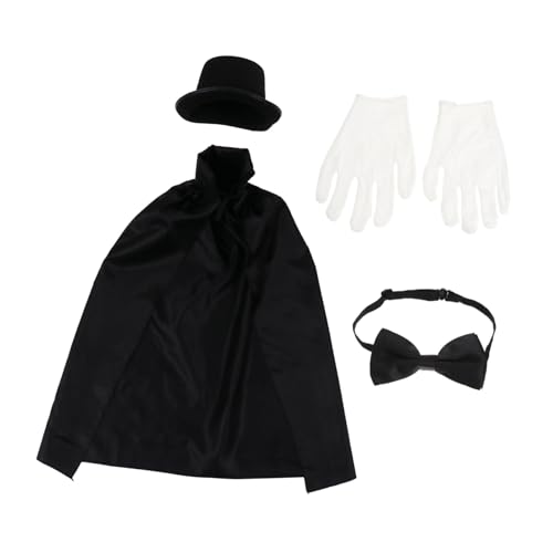 YARNOW 5 Stück Cloak Set Zauberer Kostüm Performance-Kostüm für Party-Performance-Kit von YARNOW