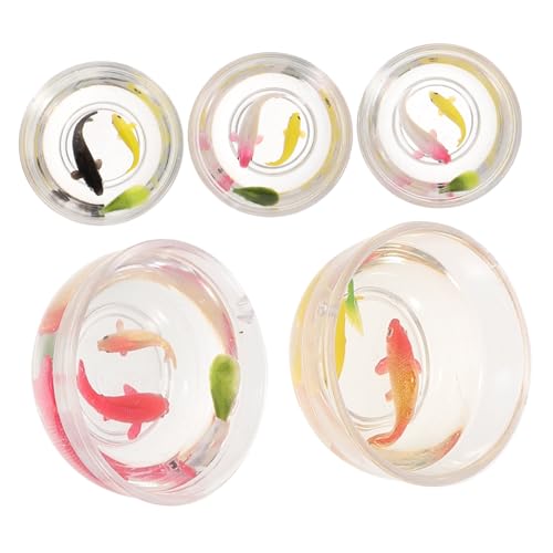YARNOW 5 Stück Dekorationsornamente für Aquarien Miniatur-Szenendekor Mini-Aquarium-Modell Dollhouse Fish Bowl Zubehör für Aquarien Fischtankdekoration Zufällige Farbe YARNOW 5 Stück Dekorationsornamente für Aquarien Miniatur-Szenendekor Mini-Aquarium-Modell Dollhouse Fish Bowl Zubehör für Aquarien Fischtankdekoration Zufällige Farbe von YARNOW
