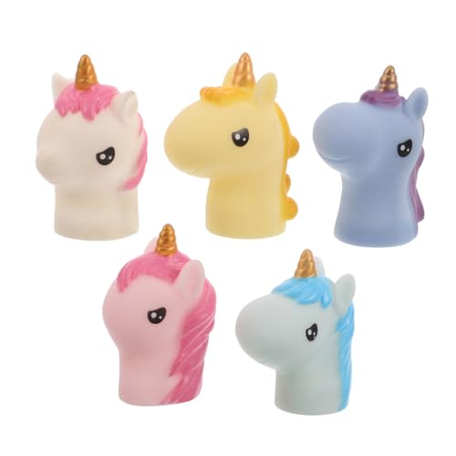 YARNOW 5 Stück Einhorn Handpuppe Dinosaurier-fingerspielzeug Fingerzeiger Zum Lesen Für Finger Familie Kermit-Marionette Pilz Babyspielzeug Cartoon-hai-fingerpuppe Haie Vinyl YARNOW 5 Stück Einhorn Handpuppe Dinosaurier-fingerspielzeug Fingerzeiger Zum Lesen Für Finger Familie Kermit-Marionette Pilz Babyspielzeug Cartoon-hai-fingerpuppe Haie Vinyl von YARNOW