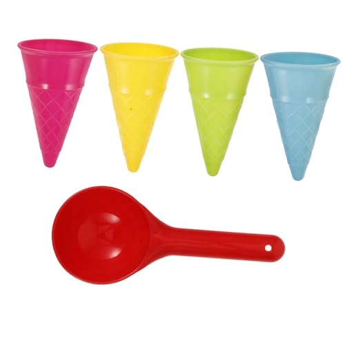 YARNOW 5 Stück Eisschaufelspielzeug Bausatz Sandspielzeug für den Strand Eisbecher im Freien Strandspielzeug aus Eisspielzeug Sand-Eistüten Zufällige Farbe YARNOW 5 Stück Eisschaufelspielzeug Bausatz Sandspielzeug für den Strand Eisbecher im Freien Strandspielzeug aus Eisspielzeug Sand-Eistüten Zufällige Farbe von YARNOW