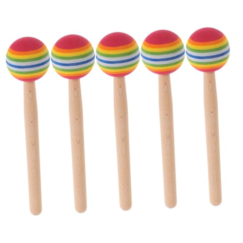 YARNOW 5 Stück Hammermusikspielzeug Zubehör Für Musikinstrumente Runde Trommelstöcke Trommel Ersatzteile Schlagzeughammer Drumstick Xylophonschlägel, Trommelschlägel Trommelhammer Holz YARNOW 5 Stück Hammermusikspielzeug Zubehör Für Musikinstrumente Runde Trommelstöcke Trommel Ersatzteile Schlagzeughammer Drumstick Xylophonschlägel, Trommelschlägel Trommelhammer Holz von YARNOW