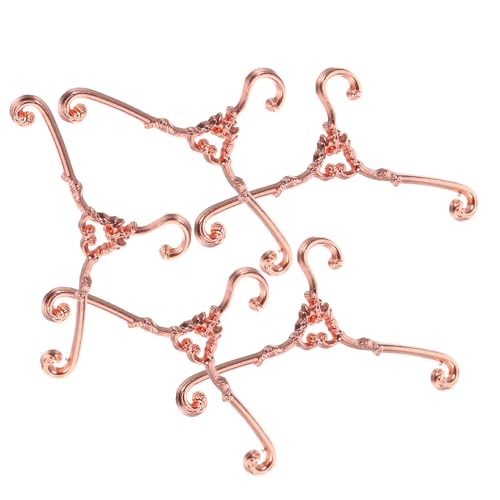 YARNOW 5 Stück Kleiderbügel für Puppen Hochwertige Kleiderhänger für Puppenkleider Puppenhaus Zubehör Roségold Praktisch und Platzsparend für Puppenschränke YARNOW 5 Stück Kleiderbügel für Puppen Hochwertige Kleiderhänger für Puppenkleider Puppenhaus Zubehör Roségold Praktisch und Platzsparend für Puppenschränke von YARNOW
