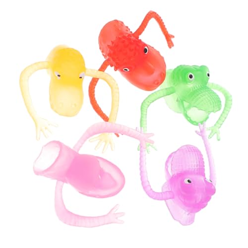 YARNOW 5 Stück Kleines Handspielzeug Fingerpuppen, Badespielzeug Fingerpuppen Für Kleinkinder Cartoon-fingerpuppenspielzeug Fingerpuppen PVC-Kunststoff YARNOW 5 Stück Kleines Handspielzeug Fingerpuppen, Badespielzeug Fingerpuppen Für Kleinkinder Cartoon-fingerpuppenspielzeug Fingerpuppen PVC-Kunststoff von YARNOW