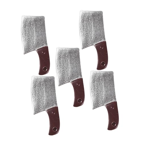 YARNOW 5 Stück Küchenmesser Teiliges Puppenhaus Zubehör für Realistische Küchendekoration Modelle für Sammler und Enthusiasten Verarbeitet und Langlebig YARNOW 5 Stück Küchenmesser Teiliges Puppenhaus Zubehör für Realistische Küchendekoration Modelle für Sammler und Enthusiasten Verarbeitet und Langlebig von YARNOW