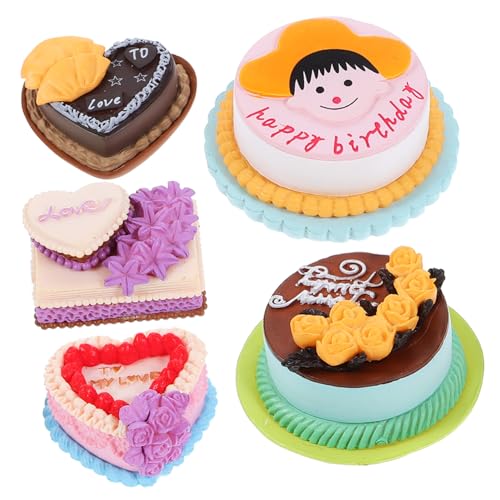 YARNOW 5 Stück Künstliche Kuchenornamente Dekorationen Hochzeitsdekor Dessertmodelle Winziges Kuchenmodell Foto Requisite Kuchen Requisiten Mini Fake Kuchen Mini Ornament YARNOW 5 Stück Künstliche Kuchenornamente Dekorationen Hochzeitsdekor Dessertmodelle Winziges Kuchenmodell Foto Requisite Kuchen Requisiten Mini Fake Kuchen Mini Ornament von YARNOW