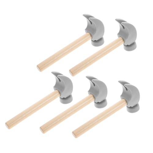 YARNOW 5 Stück Lernspielzeug Für Kleinkindwerkzeuge Kleiner Hammer Für Richterhammer Spielzeughämmer Kinderhämmer Holzhammer Kinderhämmer Hammerspielzeug Kinderhammer von YARNOW