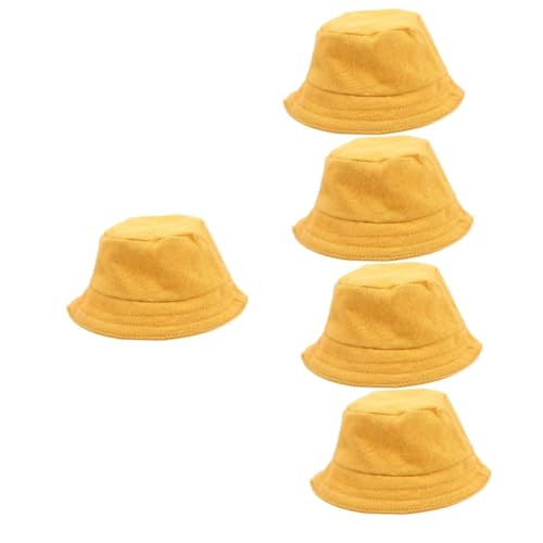 YARNOW 5 Stück Mini Fischerhut für Puppen Farbenfrohes Accessoire für Fotoshootings und Kreative Bastelprojekte Leicht und Perfektes Outfit für Kleine Kuscheltiere YARNOW 5 Stück Mini Fischerhut für Puppen Farbenfrohes Accessoire für Fotoshootings und Kreative Bastelprojekte Leicht und Perfektes Outfit für Kleine Kuscheltiere von YARNOW