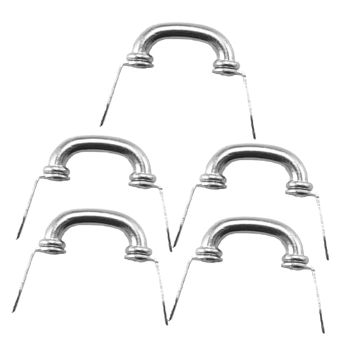 YARNOW 5 Stück Mini-türgriff Miniatur Schubladenknöpfe Für Klein Puppenhaus Handhaben Zubehör Für Puppenhäuser Mini-knöpfe Aluminiumlegierung Silber YARNOW 5 Stück Mini-türgriff Miniatur Schubladenknöpfe Für Klein Puppenhaus Handhaben Zubehör Für Puppenhäuser Mini-knöpfe Aluminiumlegierung Silber von YARNOW