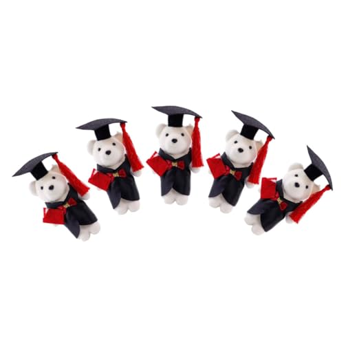 YARNOW 5 Stück Puppe Abschlussfeier Abschluss Plüschbär Puppe DIY Plüschbär Entzückendes Bärenspielzeug Bär Ornament Mini Plüschbären Plüschbär Abschlussbär Polyester YARNOW 5 Stück Puppe Abschlussfeier Abschluss Plüschbär Puppe DIY Plüschbär Entzückendes Bärenspielzeug Bär Ornament Mini Plüschbären Plüschbär Abschlussbär Polyester von YARNOW