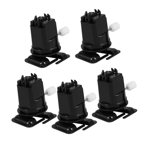 YARNOW 5 Stück Spielzeugmasse aufziehen Uhrwerk Aufziehspielzeugwerk Spielzeugzubehör zum Aufziehen Teile Bewegung des Spielzeugs zum Aufziehen Kunststoffbewegung für DIY Abs Schwarz YARNOW 5 Stück Spielzeugmasse aufziehen Uhrwerk Aufziehspielzeugwerk Spielzeugzubehör zum Aufziehen Teile Bewegung des Spielzeugs zum Aufziehen Kunststoffbewegung für DIY Abs Schwarz von YARNOW