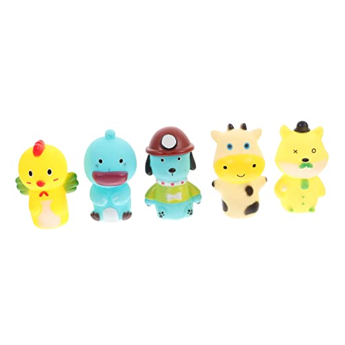 YARNOW 5 Stück Teiliges Fingerpuppen für Interaktive Tier Handpuppen aus Weichem Material für Geschichten Partys und Feiertage für Vorschule und Kindergarten von YARNOW