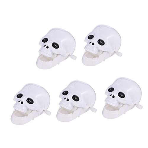 YARNOW 5 Stück Teiliges Halloween Aufziehspielzeug Gruselige Skelettköpfe für Erwachsene für Halloween Dekorationen und Partys Sicher und Bequem zu Verwenden YARNOW 5 Stück Teiliges Halloween Aufziehspielzeug Gruselige Skelettköpfe für Erwachsene für Halloween Dekorationen und Partys Sicher und Bequem zu Verwenden von YARNOW