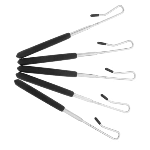 YARNOW 5 Stück Teiliges Handpuppen Steuerungsstäbe Verstellbare Metallstäbe für Geräuschlose Puppenaufführungen Geeignet für Verschiedene Puppenarten und Komfortable Handhabung von YARNOW