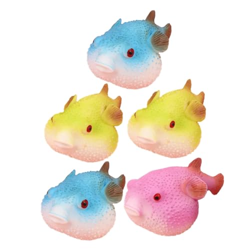 YARNOW 5 Stück Teiliges Kreatives Bunte Stressabbau Flusskrebsform Druckempfindliche Squeeze Toys für Erwachsene zur Druckentlastung und Partydekoration von YARNOW