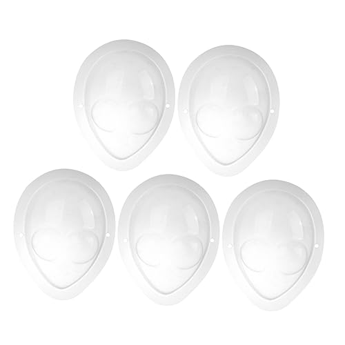 YARNOW 5 Stück Teiliges Mini Puppenmaske Transparente DIY Gesichtsmaske für Puppen Staubschutzmaske für Bastelarbeiten Zubehör für Puppen und Plüschtiere von YARNOW