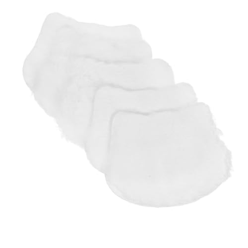 YARNOW 5 Stück Teiliges Miniatur Flauschige Weiße Miniaturteppiche mit Weicher Plüschoberfläche Kuschelige Kleine Teppiche für Puppenhäuser Schreibtischdekorationen und Kinderzimmer YARNOW 5 Stück Teiliges Miniatur Flauschige Weiße Miniaturteppiche mit Weicher Plüschoberfläche Kuschelige Kleine Teppiche für Puppenhäuser Schreibtischdekorationen und Kinderzimmer von YARNOW