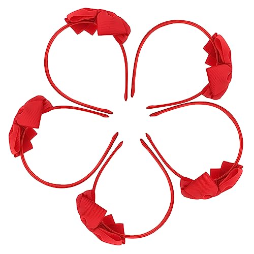 YARNOW 5 Stück Teiliges Stirnband mit Schleife Hochwertige Polyester Haarbänder für Kreative Foto Requisiten und Party Dekorationen für Mädchen und Jungen YARNOW 5 Stück Teiliges Stirnband mit Schleife Hochwertige Polyester Haarbänder für Kreative Foto Requisiten und Party Dekorationen für Mädchen und Jungen von YARNOW