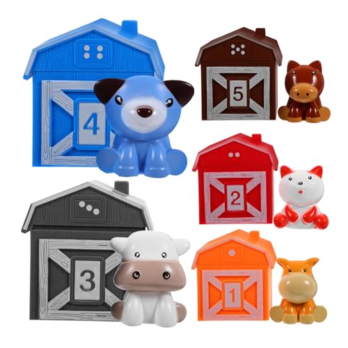 YARNOW 5 Stück Teiliges Tier Handpuppen für Kleinkinder Lernspielzeug Farben und Zählen Puppen für Geschichtenerzählen und Puzzle Spiele Hochwertige Verarbeitung und Ansprechendes Design YARNOW 5 Stück Teiliges Tier Handpuppen für Kleinkinder Lernspielzeug Farben und Zählen Puppen für Geschichtenerzählen und Puzzle Spiele Hochwertige Verarbeitung und Ansprechendes Design von YARNOW