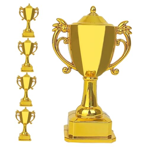 YARNOW 5 Stück Trophäenmodell Miniaturpuppen Mini-Dinge Puppenhaus-Miniaturen winzig für Wettkampf-Trophäe Trophäenspielzeug aus Kunststoff kleine Trophäe Plastik Golden YARNOW 5 Stück Trophäenmodell Miniaturpuppen Mini-Dinge Puppenhaus-Miniaturen winzig für Wettkampf-Trophäe Trophäenspielzeug aus Kunststoff kleine Trophäe Plastik Golden von YARNOW
