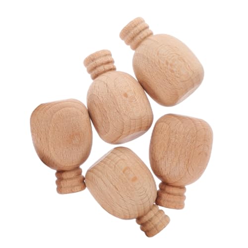 YARNOW 5 Stück Unvollendete Holz Weinflaschen DIY Graffiti für Kreative Bastelprojekte für Partys und für Freunde YARNOW 5 Stück Unvollendete Holz Weinflaschen DIY Graffiti für Kreative Bastelprojekte für Partys und für Freunde von YARNOW