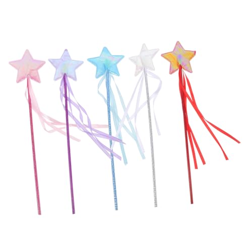 YARNOW 5 Stück Zauberstab Feenstab für Kostüm Kleinkind Fee Geburtstag Prinzessinnenparty Sternenfee Zauberstäbe Cosplay-Partyzubehör Partyfee Zauberstab Zauberstäbe ab Tuch YARNOW 5 Stück Zauberstab Feenstab für Kostüm Kleinkind Fee Geburtstag Prinzessinnenparty Sternenfee Zauberstäbe Cosplay-Partyzubehör Partyfee Zauberstab Zauberstäbe ab Tuch von YARNOW