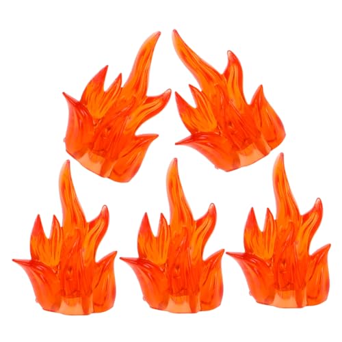 YARNOW 5 Stück Zusammengebaute Bausteine Zubehör für Actionfiguren Miniaturfeuer Flammenmarkierungsblöcke Roboter transformieren Miniatur-Feuerkriegsspiel Digitale Uhr Plastik Orange YARNOW 5 Stück Zusammengebaute Bausteine Zubehör für Actionfiguren Miniaturfeuer Flammenmarkierungsblöcke Roboter transformieren Miniatur-Feuerkriegsspiel Digitale Uhr Plastik Orange von YARNOW