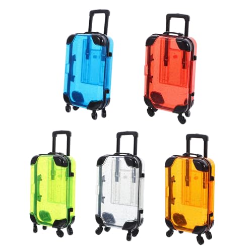 YARNOW 5 Teiliges Gepäck Für Mini Gepäckspielzeug Mini Koffer Rollenspielspielzeug Für Spielkoffer Für Kleinkindkoffer Kinderspielzeugbehälter Kinderkoffer Trolley YARNOW 5 Teiliges Gepäck Für Mini Gepäckspielzeug Mini Koffer Rollenspielspielzeug Für Spielkoffer Für Kleinkindkoffer Kinderspielzeugbehälter Kinderkoffer Trolley von YARNOW